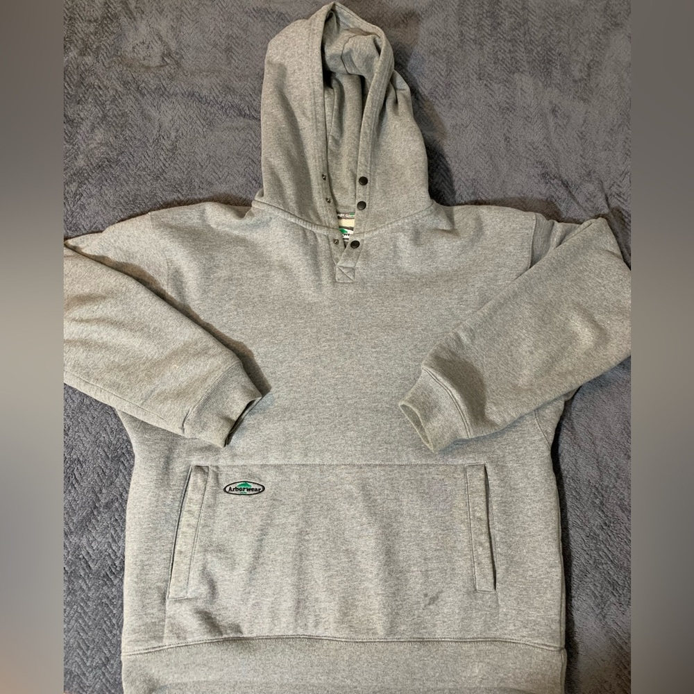 Men’s Large Arborwear Sweatshirt Hoodie - preshrunk cotton